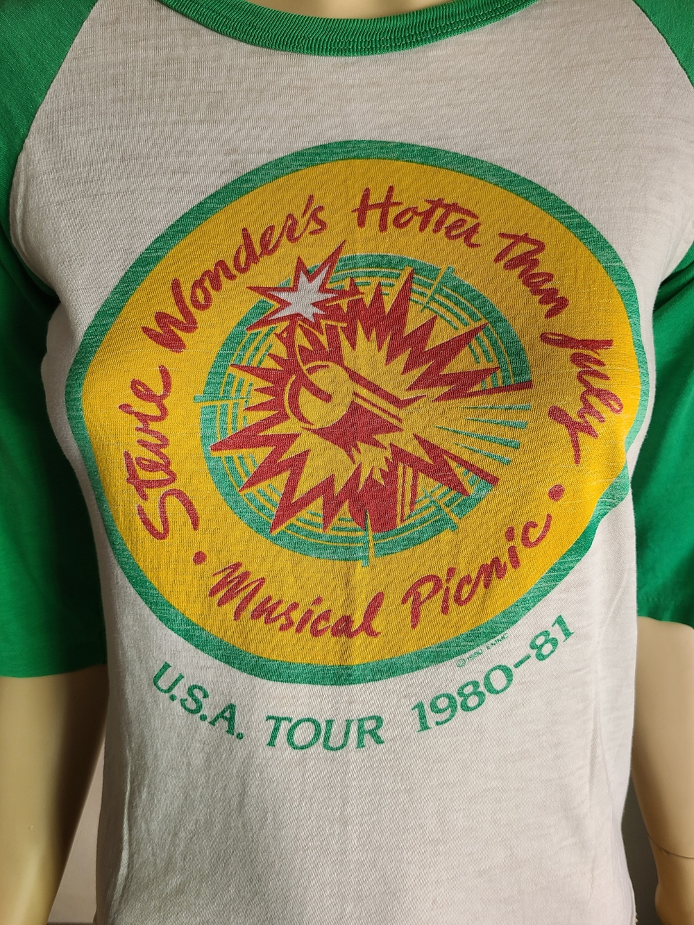 Stevie Wonder Vintage Concert T-shirt - Picture 2 of 7